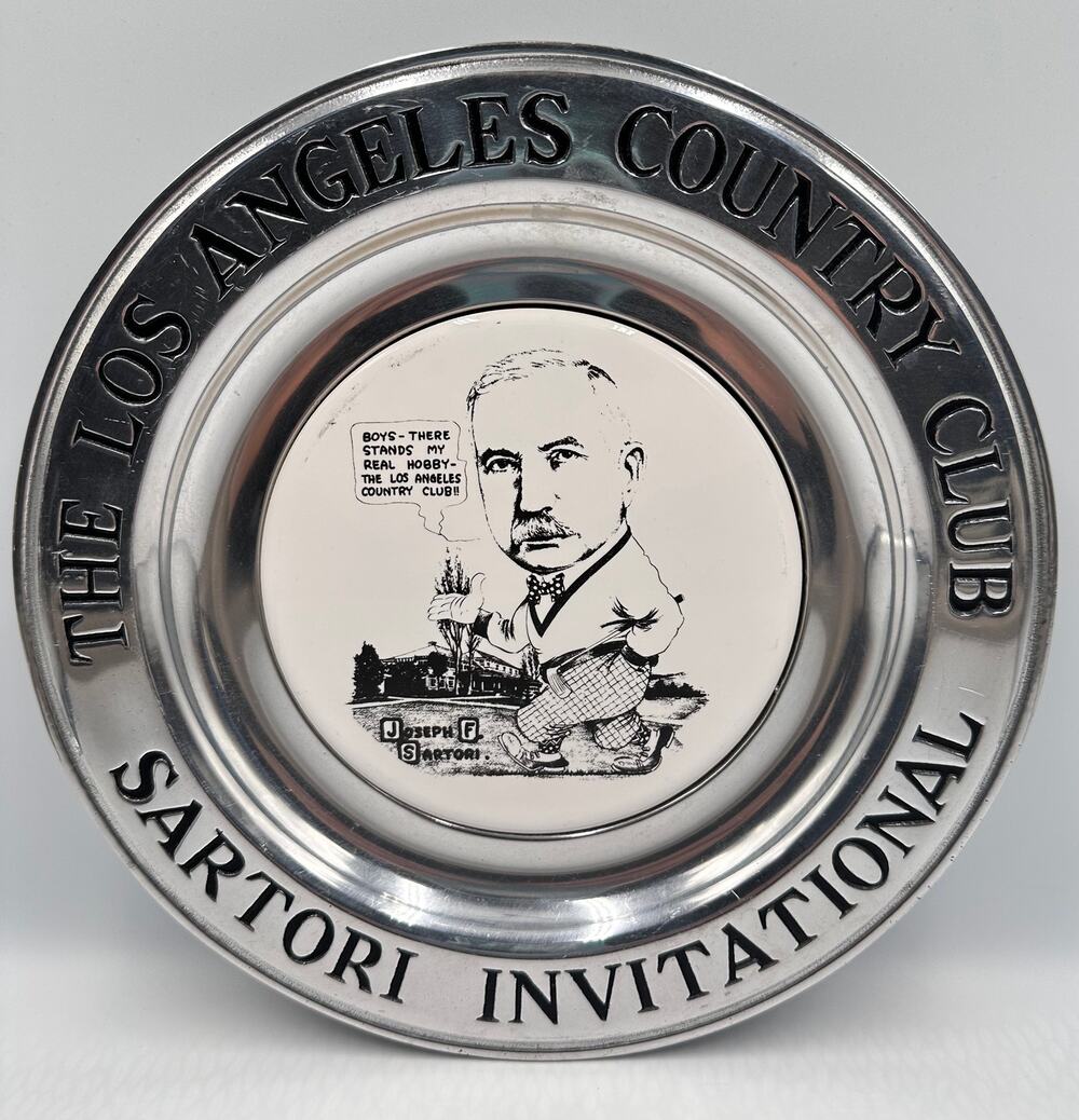 The Los Angeles Country Club Wilton Pewter Plate Sartori Invitational Golf
